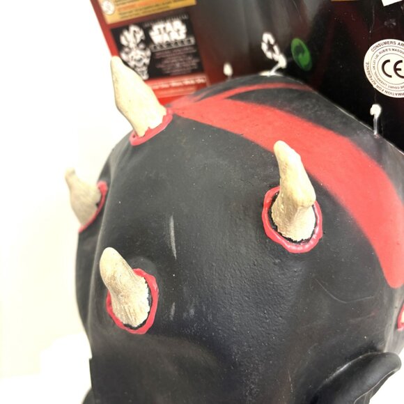 Darth Maul Latex Mask Official Star Wars episode 1 Rubie’s #2541 NWT NOS - Picture 8 of 14